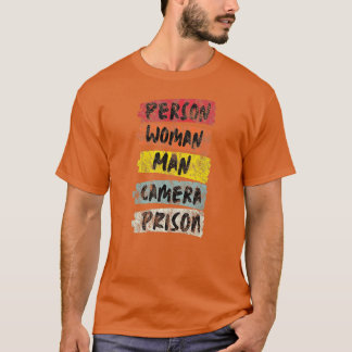 Person Woman Man Camera Prison - 14 T-shirt