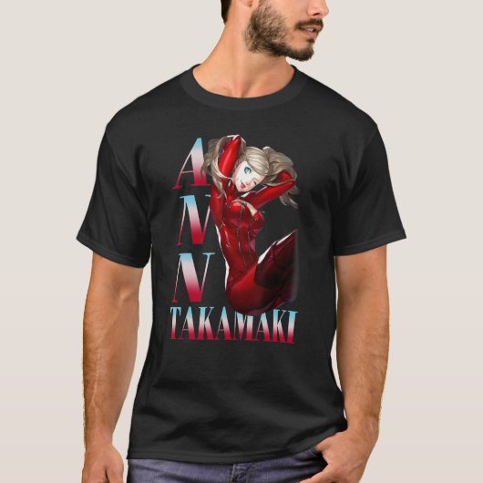 Persona 5 Ann Takamaki Pose T-shirt (Voorkant)