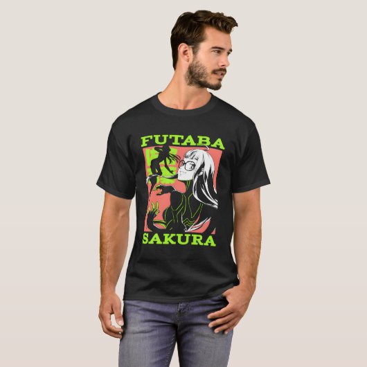 Persona 5 Futaba Sakura Collage T-shirt (Voorkant volledig)