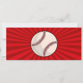 Persona Baseball ticket verjaardag Kaart (Achterkant)