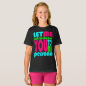 "Persona" Lyrisch T-shirt (Voorkant volledig)