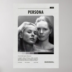 Persona Movie  Minimalist Persona Ingmar Be Poster