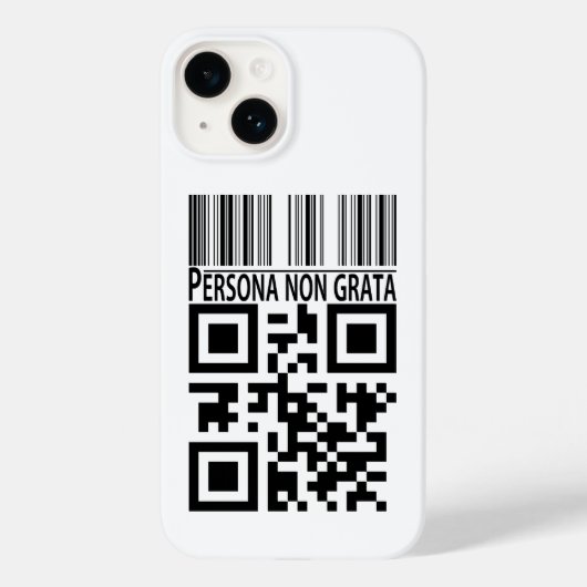 Persona non grata Case-Mate iPhone case (Achterkant)