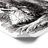 personages uit Alice in Wonderland Poster (Hoek)