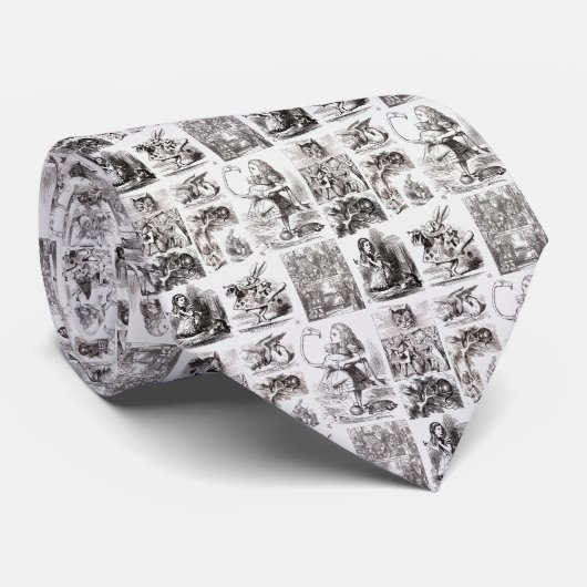 personages uit Alice in Wonderland Stropdas (Opgerold)