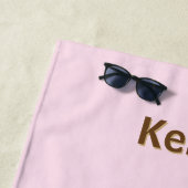 PersonaIized ik heb vandaag Poo Emoji gepoold op b Strandlaken (In situ)