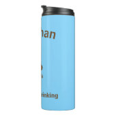 PersonaIized ik heb vandaag Poo Emoji gepoold op b Thermosbeker (Geroteerd rechts)