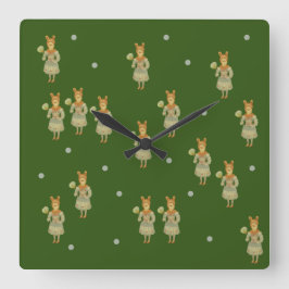 Personaje  vierkante klok