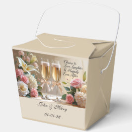 Personakised Wedding Favor Box Bedankdoosjes