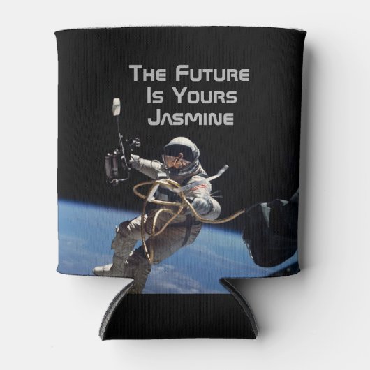 Personal Afstuderen Space Walk Astronaut Blikjeskoeler (Voorkant)