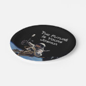 Personal Afstuderen Space Walk Astronaut Papieren Bordje (Gekanteld)
