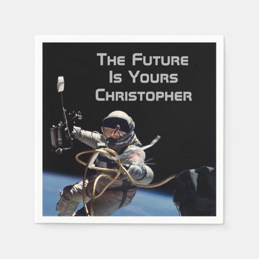 Personal Afstuderen Space Walk Astronaut Servet (Voorkant)