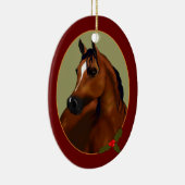 Personal Arabian Horse Cameo Holiday Ornament (Rechts)