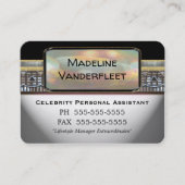 Personal Assistant Professional Round Edge Cool Visitekaartje (Voorkant)
