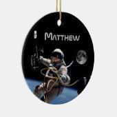 Personal Astronaut Space Walk Keramisch Ornament (Rechts)