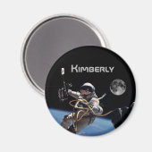Personal Astronaut Space Walk Magneet (Voorkant / Achterkant)
