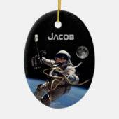 Personal Astronaut Space Walk Ornament (Voorkant)