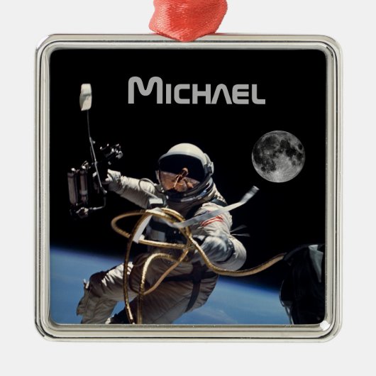 Personal Astronaut Space Walk Ornament (Voorkant)