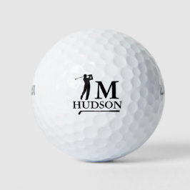 Personal Black Mark - to identify golfers Golfballen