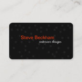 Personal Black Visitekaartje (Voorkant)