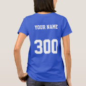 Personal Bowling Jerseys | Naam team en speler HG T-shirt (Achterkant)