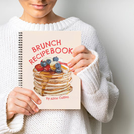 Personal Brunch Recipe Book met Illustratie Notitieboek