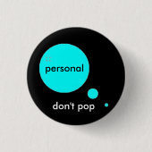 Personal Bubble Button (Voorkant)
