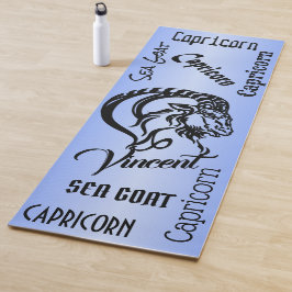Personal Capricorn Blue Zodiac Yogamat