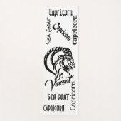 Personal Capricorn de Zee Goat Zodiac Yogamat (Voorkant)