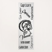 Personal Capricorn Silver Zodiac Yogamat (Voorkant)