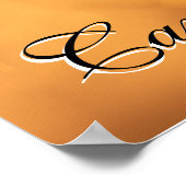 Personal Carpe Diem glanzend roos bloesem in zonso Poster (Hoek)