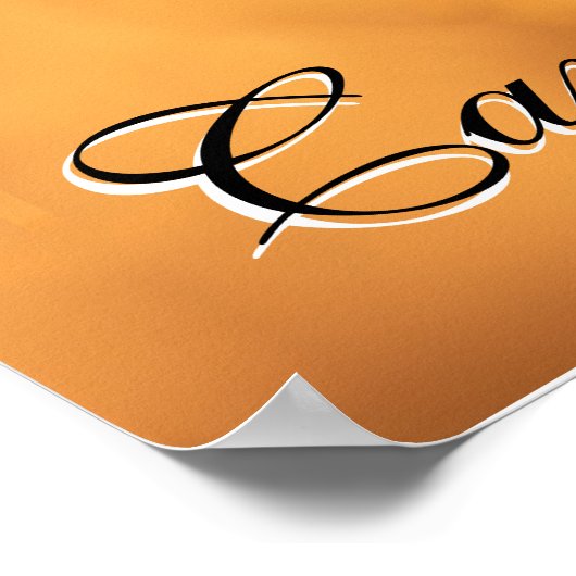 Personal Carpe Diem glanzend roos bloesem in zonso Poster (Hoek)