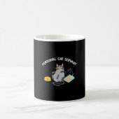 Personal Cat Servant Funny Cat Lover Gift print Koffiemok (Center)