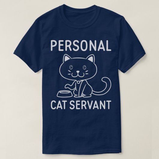 Personal Cat Servant T-shirt (Design voorkant)