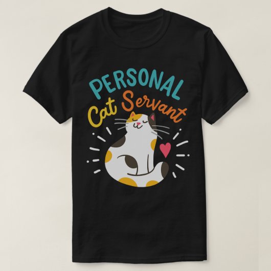 Personal Cat Servant T-shirt (Design voorkant)