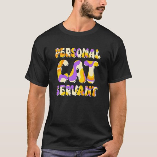 Personal Cat Servant T-shirt (Voorkant)