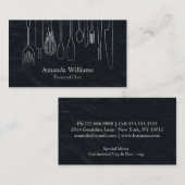 Personal Chef Catering Keuken Zilver keukengerei Visitekaartje (Voorkant / Achterkant)