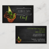 Personal Chef / catering Service / Cook service Visitekaartje (Voorkant / Achterkant)
