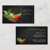 Personal Chef / catering Service / Cook service Visitekaartje (Voorkant / Achterkant)