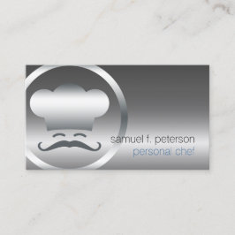 Personal Chef Chrome Chef Pet Icon Food Services Visitekaartje