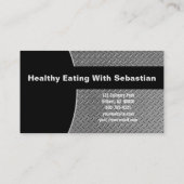 Personal Chef Diamond Bord - Aangepaste foto Visitekaartje (Achterkant)