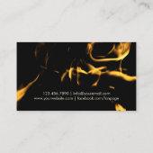 Personal Chef Flaming Fire Catering Visitekaartje (Achterkant)