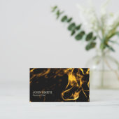 Personal Chef Flaming Fire Catering Visitekaartje (Staand voorkant)