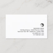 Personal Chef Food Beverage Skills Cake Textuur Bu Visitekaartje (Achterkant)