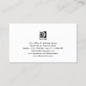 Personal Chef Food Service Visitekaartje (Achterkant)