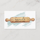 Personal Chef gebak Catering Rolling Pin Cook Visitekaartje (Voorkant)