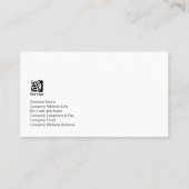 Personal Chef-keukengerei Icon Blue Glow Food Serv Visitekaartje (Achterkant)