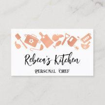Personal Chef Restaurant Catering QR Logo White