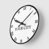 Personal City Clock Ronde Klok (Hoek)