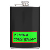 Personal Corgi Servant Heupfles (Voorkant)